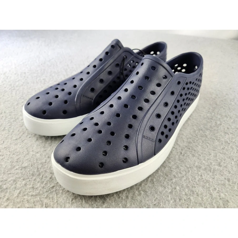 London Fog LFM-Bately Navy Blue CL30292M Perforated Athletic Casual Size 8 Mens
